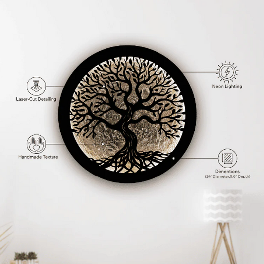 Tree of Life Wall Art with  Backlight