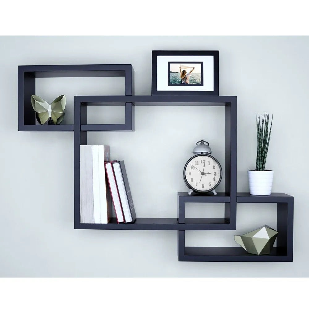 3 Boxes Intersecting Wall Shelf | Modern Wall Shelf