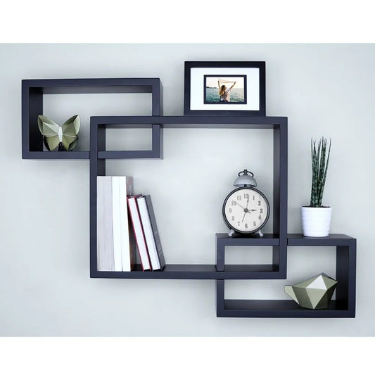3 Boxes Intersecting Wall Shelf | Modern Wall Shelf