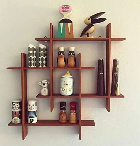 Two Square Interesting Floating Wall Shelf |  Modern Wall Shelf