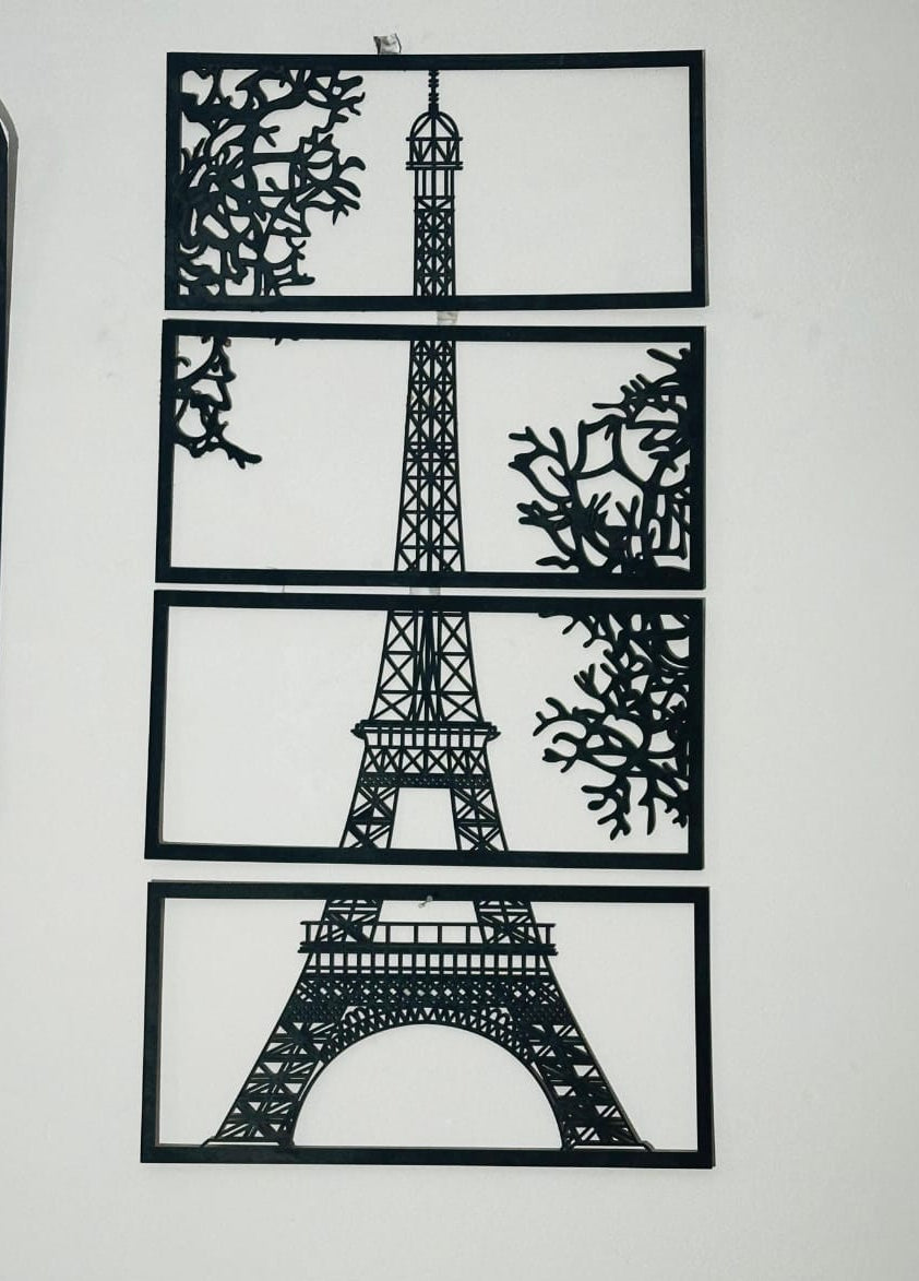 Eiffel Tower Multi-Panel Wood Wall Art