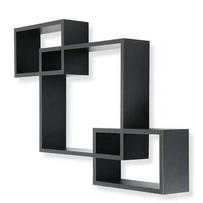 3 Boxes Intersecting Wall Shelf | Modern Wall Shelf
