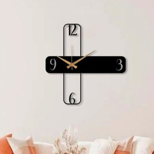 Modern Minimalist Wall Clock – Creative Cross Design